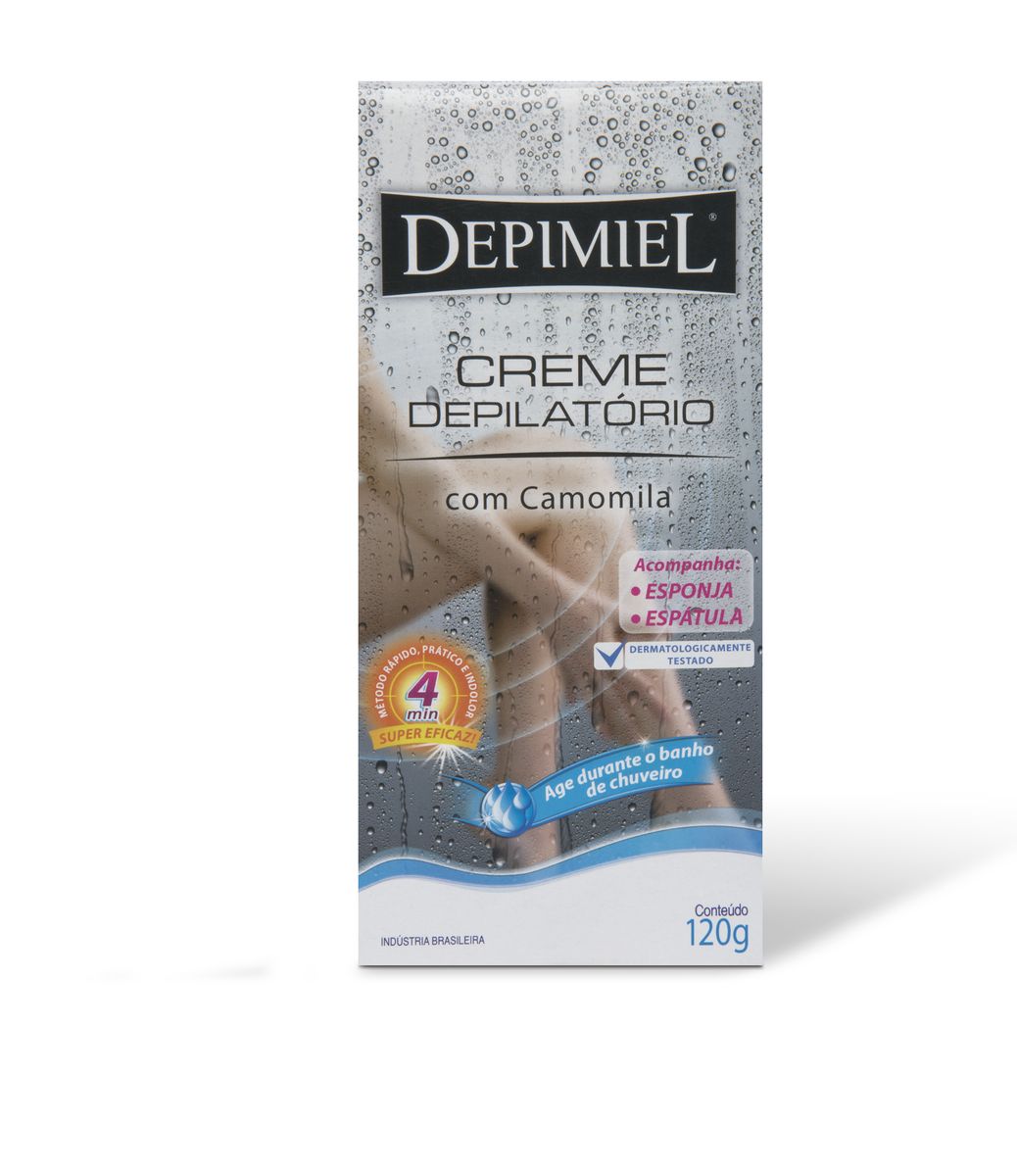 CREME DEPIMIEL DEPILATÓRIO CORPORAL PARA BANHO 120G