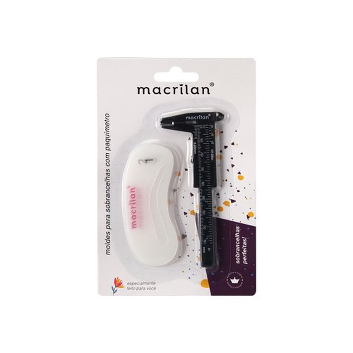 MOLDES AC-06 PARA SOBRANCELHA E PAQUIMETRO MACRILAN