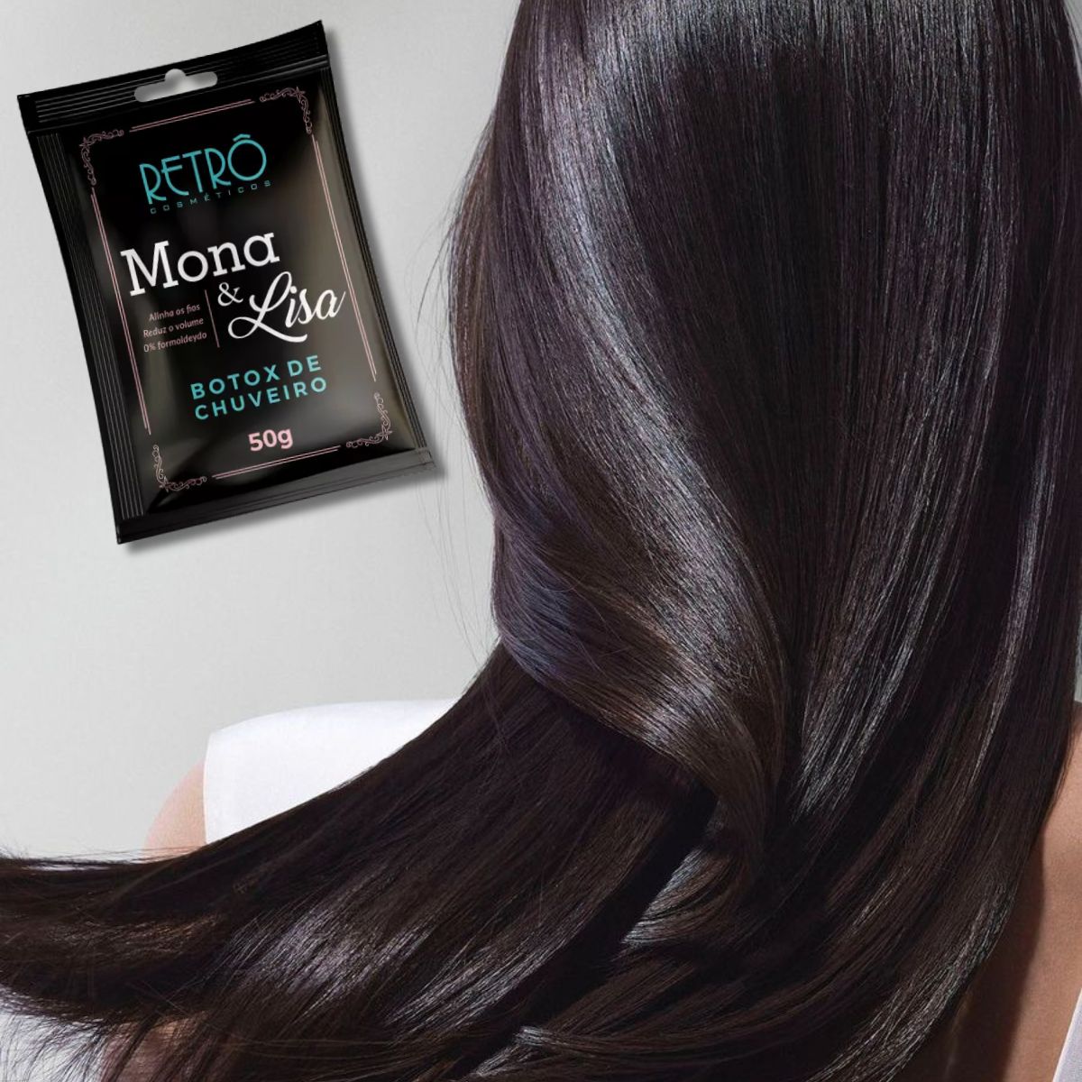 BTX CHUVEIRO MÁSCARA REDUTORA RETRÔ MONALISA 50G