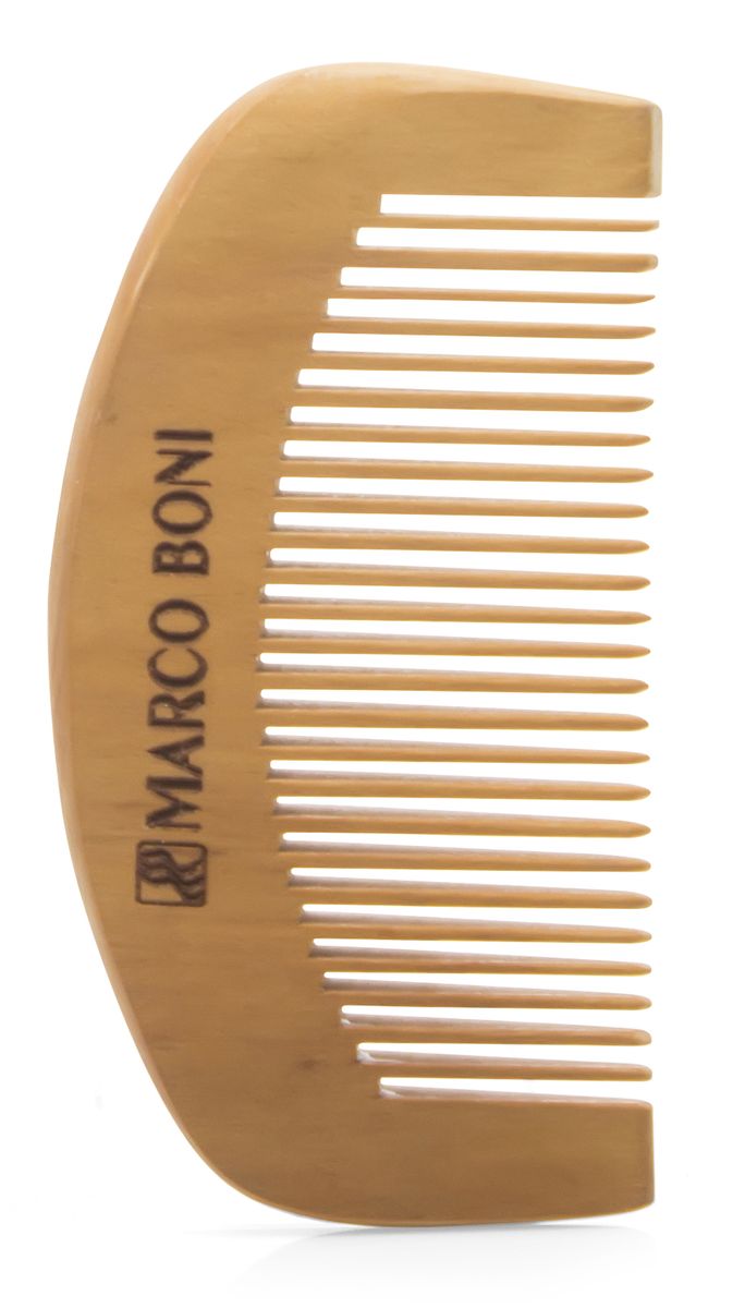 PENTE DE MADEIRA PARA BARBA E BIGODE MARCO BONI 1360