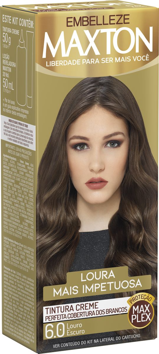 TINTURA MAXTON KIT 6.0 LOURO ESCURO