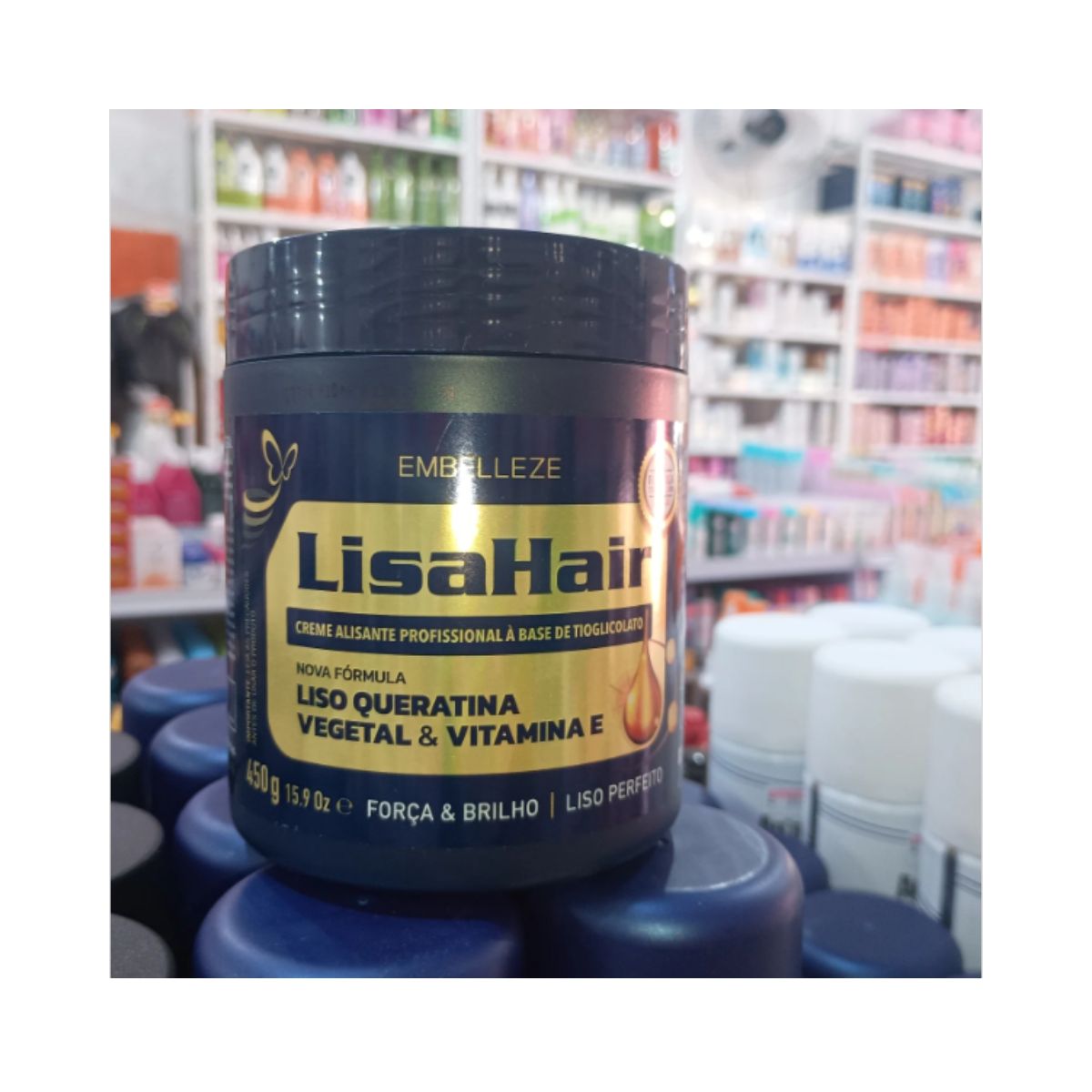 CREME ALISANTE EMBELLEZE LISA HAIR 450G