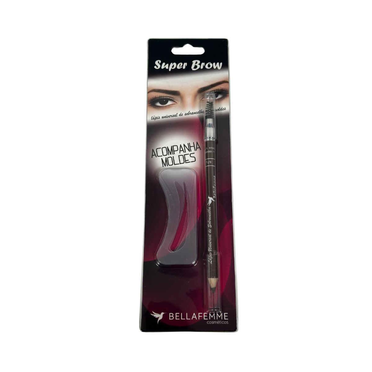 KIT DE SOBRANCELHA COM MOLDES BELLA FEMME