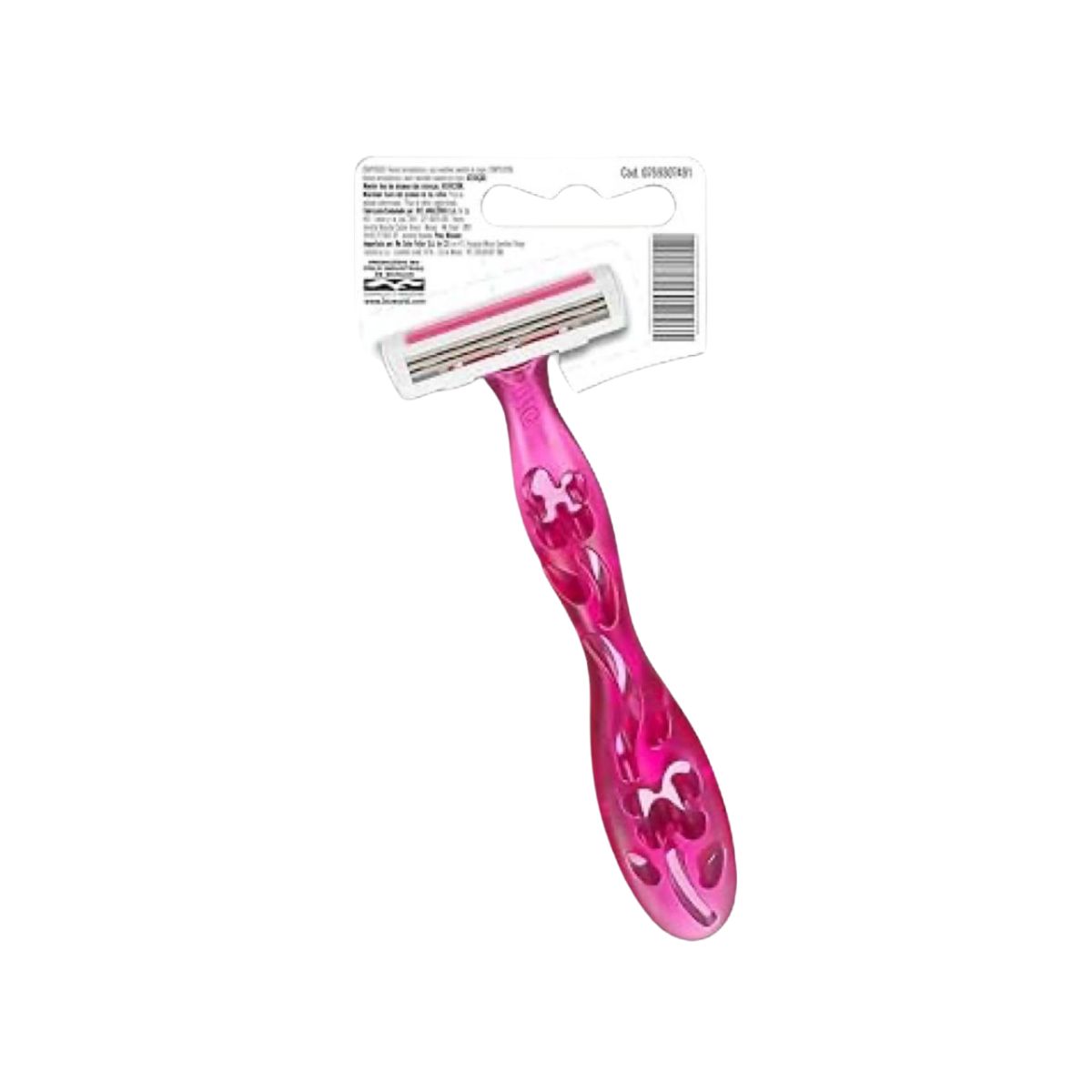 APARELHO DESCARTÁVEL PARA DEPILAR SOLEIL ROSA BIC COM 1 UNIDADES