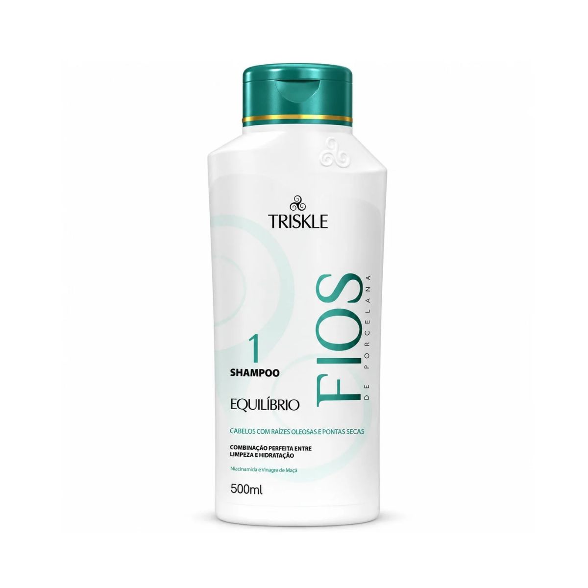 SHAMPOO EQUILÍBRIO FIOS DE PORCELANA TRISKLE 500ML