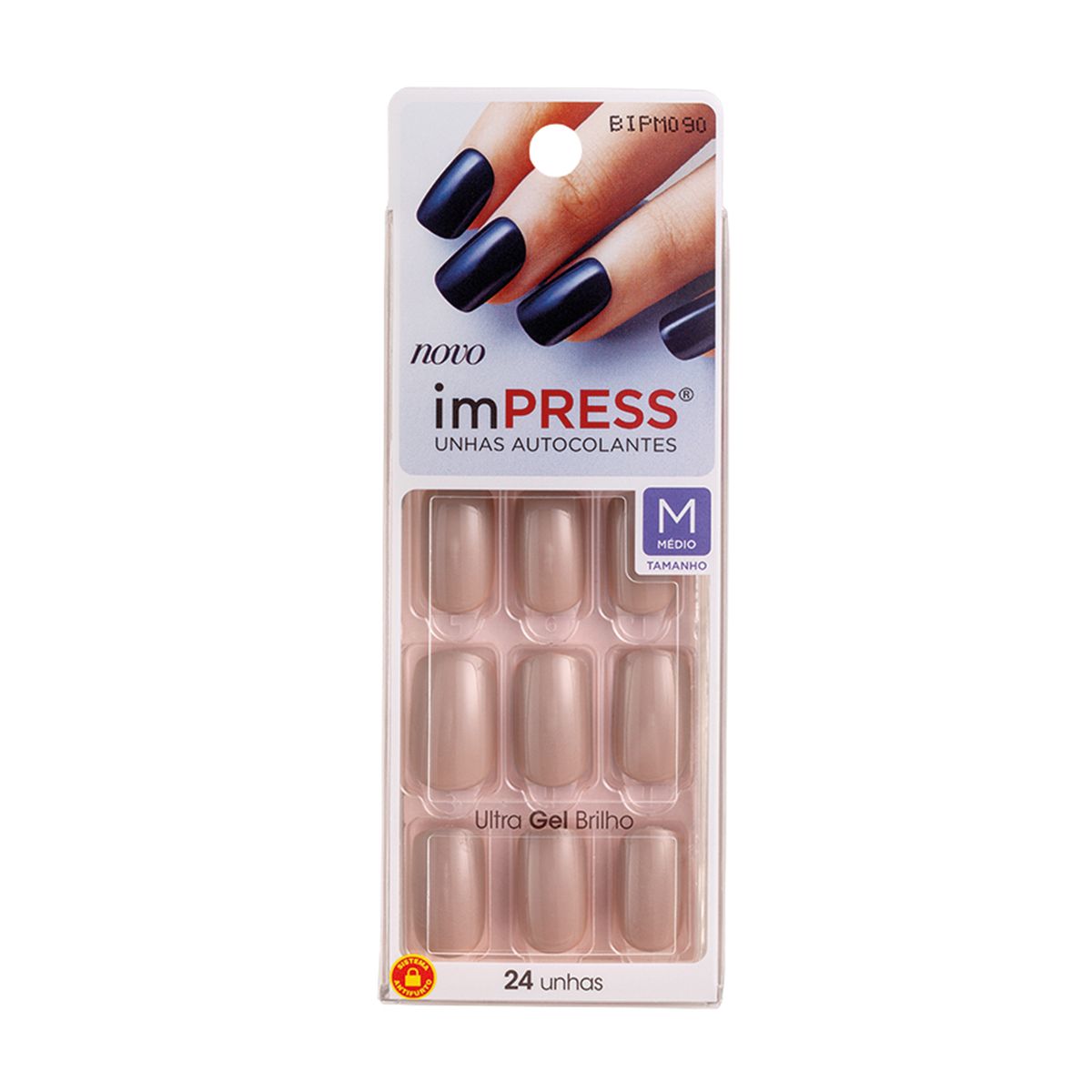 UNHAS POSTIÇAS IMPRESS AUTOCOLANTES MÉDIA SEA SAND KISS NEW YORK