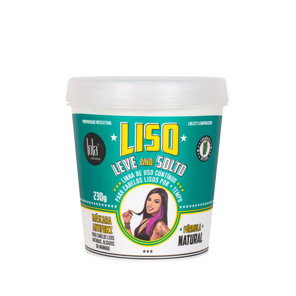 MÁSCARA CONDICIONADORA LISO LEVE AND SOLTO LOLA COSMETICS 230G