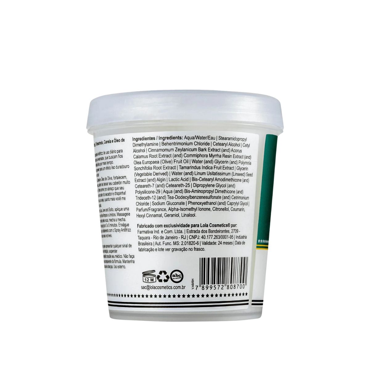 MÁSCARA CONDICIONADORA LISO LEVE AND SOLTO LOLA COSMETICS 230G