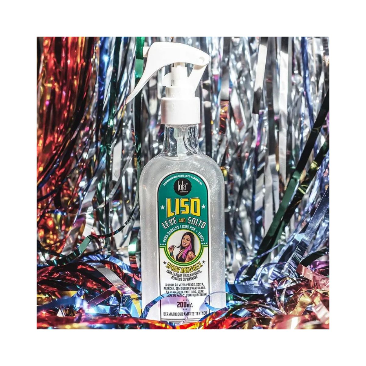 SPRAY ALISADOR ANTI-FRIZZ LISO LEVE AND SOLTO LOLA COSMETICS 200ML