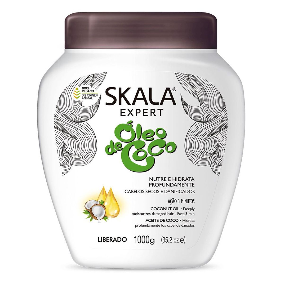 CREME DE TRATAMENTO ÓLEO DE COCO SKALA 1KG