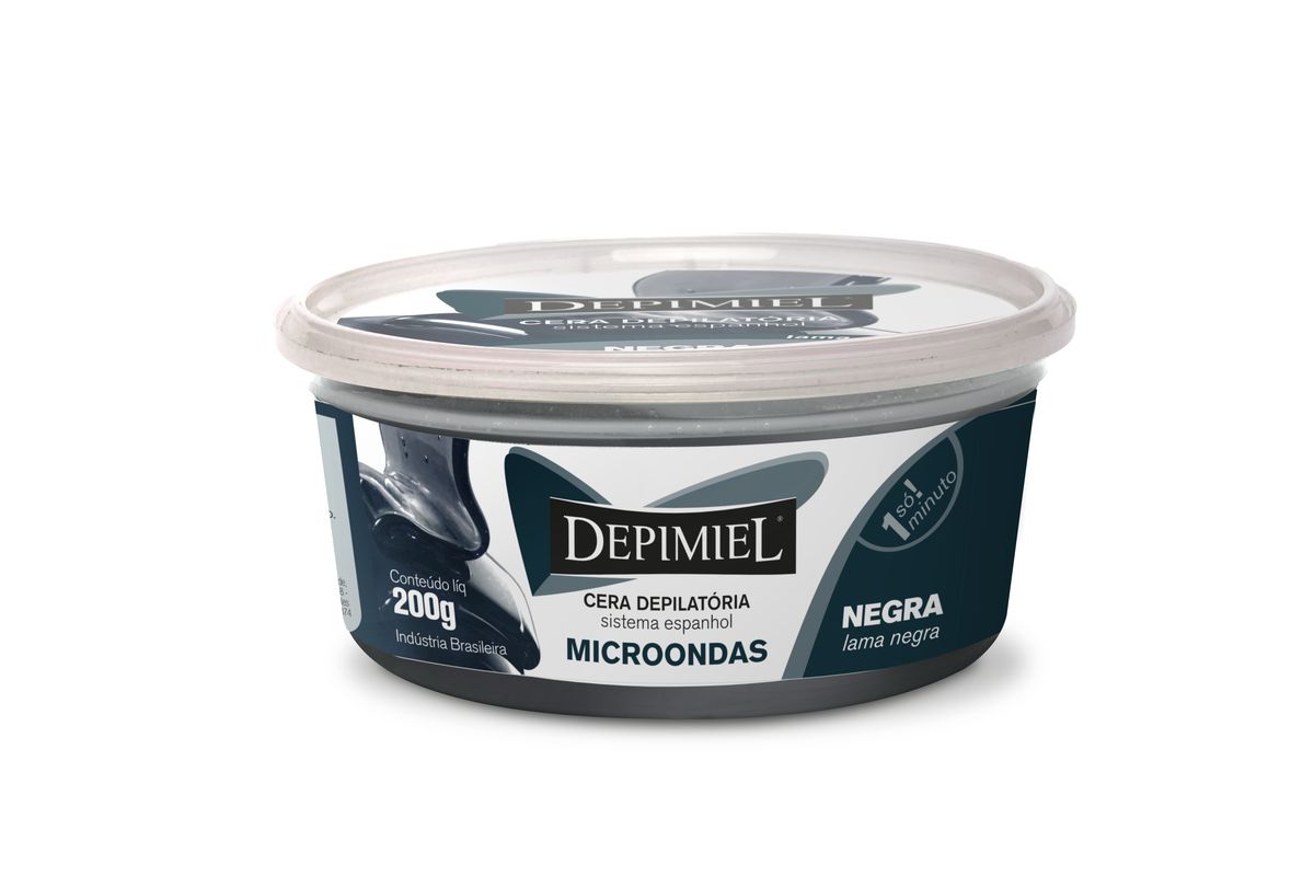 CERA DEPIMIEL NEGRA PARA MICROONDAS 200G