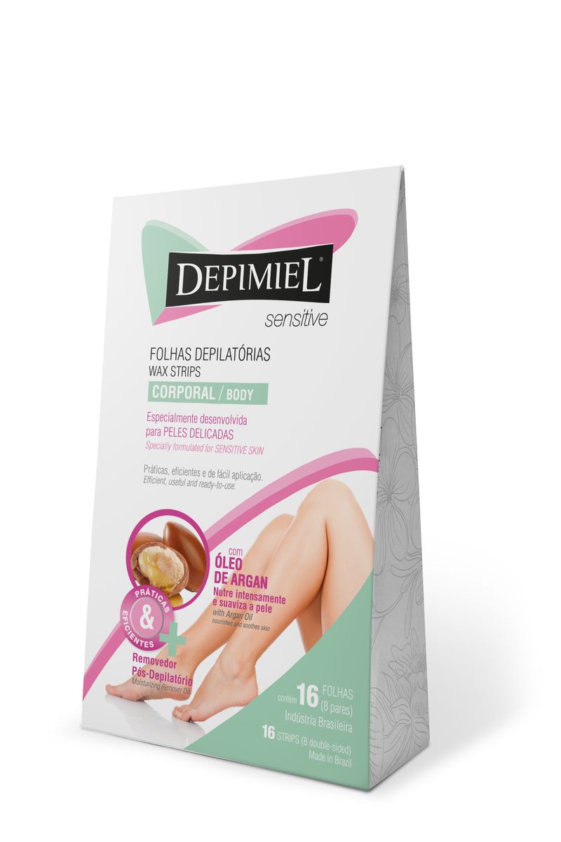 FOLHAS PRONTAS DEPIMIEL CORPORAL 16 FOLHAS SENSITIVE