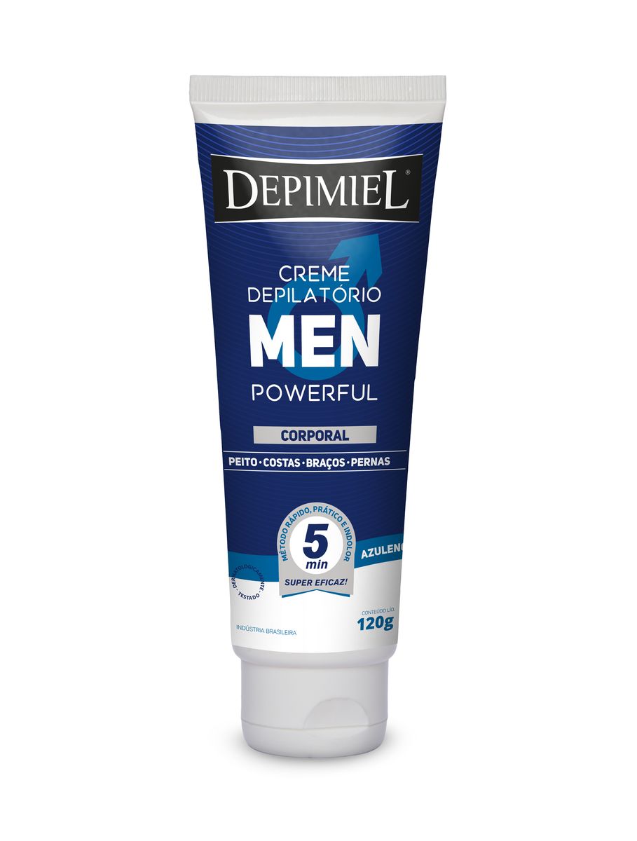 CREME DEPIMIEL DEPILATÓRIO CORPORAL MEN 120G