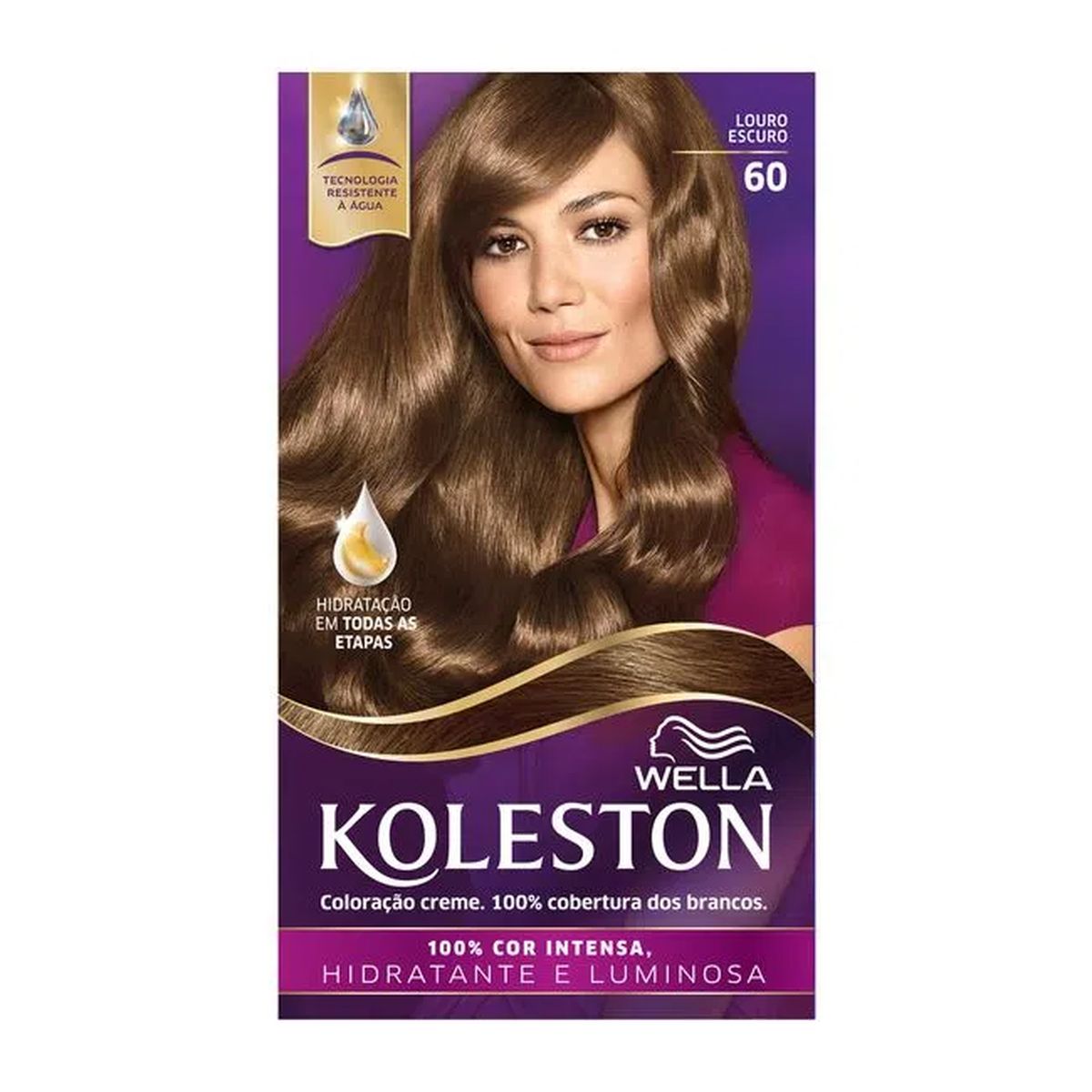 COLORAÇÃO PERMANENTE 60 LOURO ESCURO KOLESTON 55G