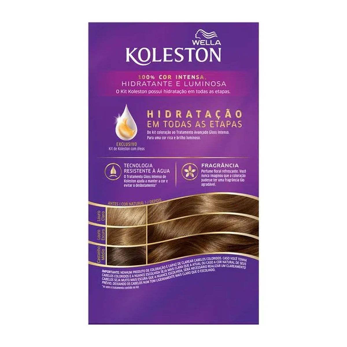 COLORAÇÃO PERMANENTE 60 LOURO ESCURO KOLESTON 55G