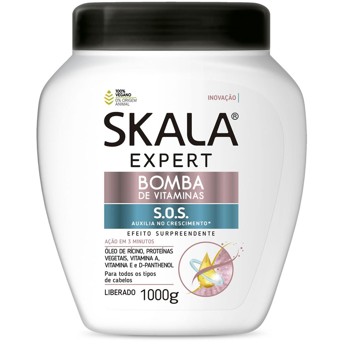 CREME DE TRATAMENTO BOMBA DE VITAMINAS SKALA 1KG
