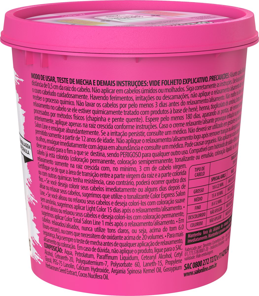 GUANIDINA SPECIAL GIRLS RELAXER SALON LINE 218G