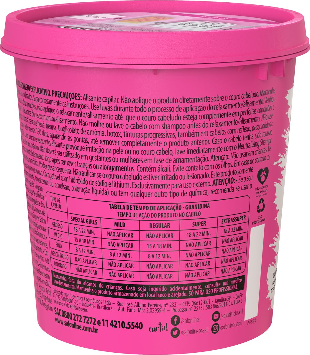 GUANIDINA SPECIAL GIRLS RELAXER SALON LINE 218G