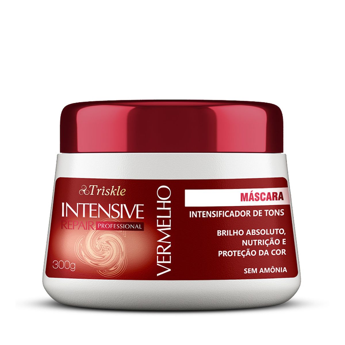 MÁSCARA INTENSIVE REPAIR VERMELHO INTENSIFICADOR DE TONS TRISKLE 250G