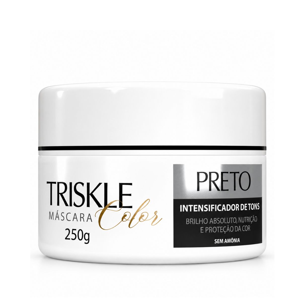 MÁSCARA INTENSIVE REPAIR PRETO INTENSIFICADOR DE TONS TRISKLE 250G