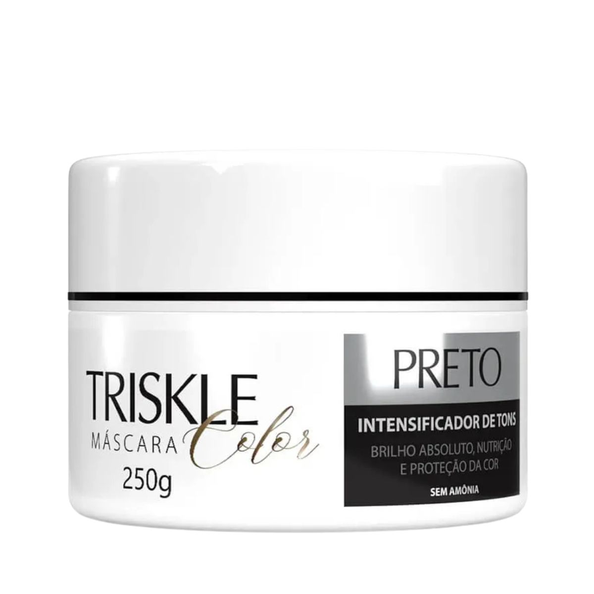 MÁSCARA INTENSIVE REPAIR PRETO INTENSIFICADOR DE TONS TRISKLE 250G