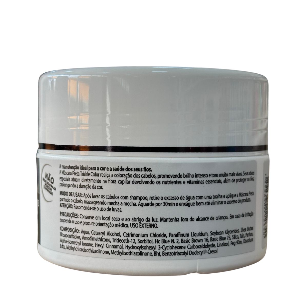 MÁSCARA INTENSIVE REPAIR PRETO INTENSIFICADOR DE TONS TRISKLE 250G