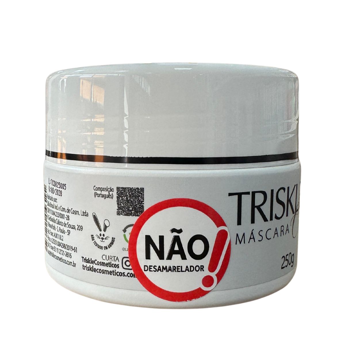 MÁSCARA INTENSIVE REPAIR PRETO INTENSIFICADOR DE TONS TRISKLE 250G