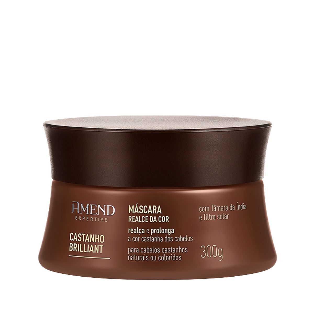 MÁSCARA REALCE DA COR CASTANHO BRILLIANT AMEND 300G