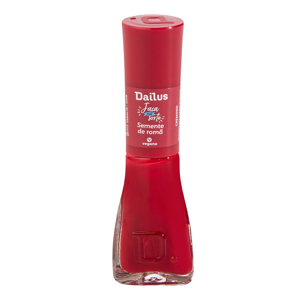 ESMALTE CREMOSO FAÇA SUA SORTE SEMENTE DE ROMÃ DAILUS 8ML