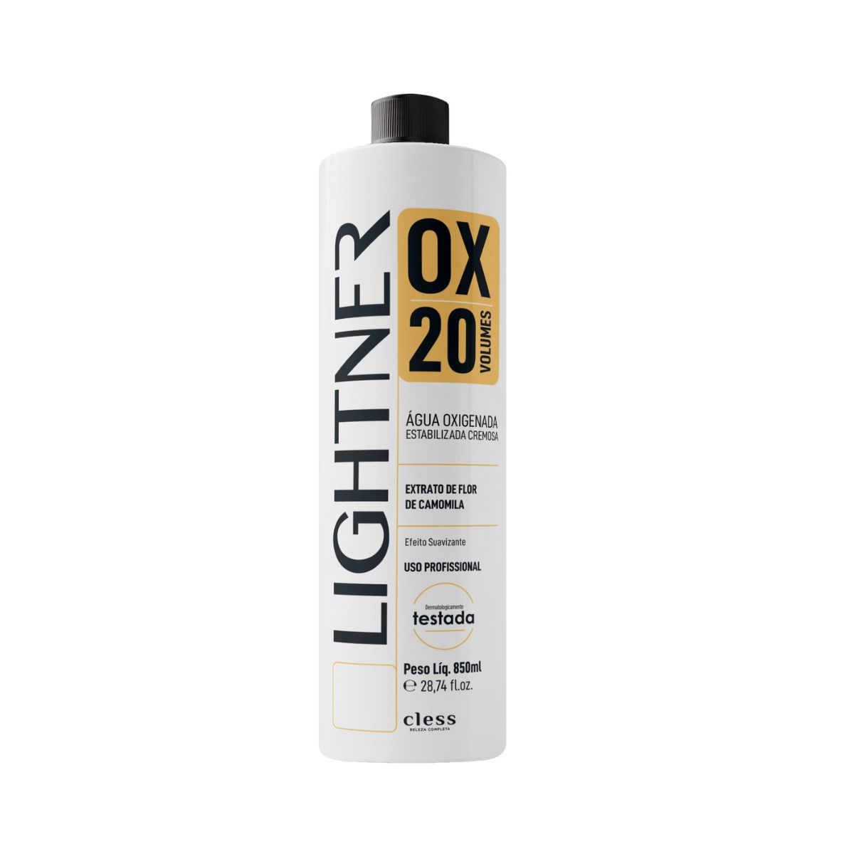 ÁGUA OXIGENADA 20 VOLUMES CARE LISS 850ML