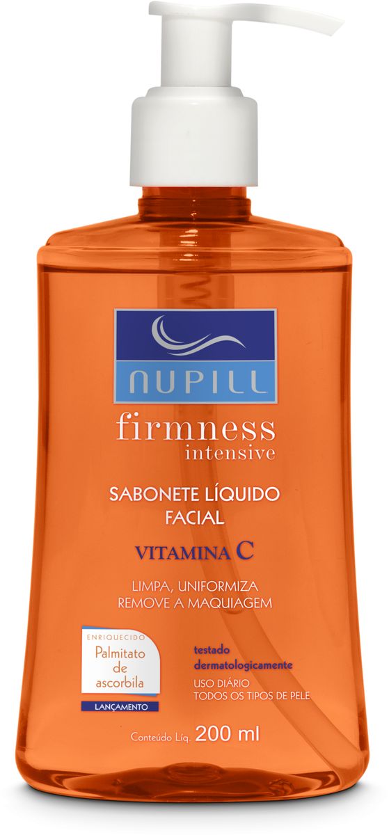 SABONETE LÍQUIDO FACIAL VITAMINA C FIRMNESS INTENSIVE TODOS OS TIPOS DE PELE NUP
