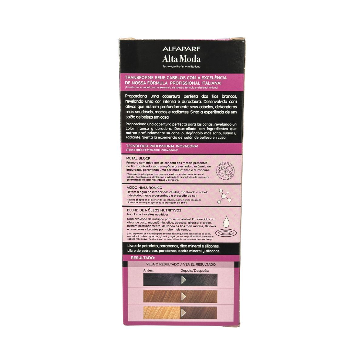 COLORAÇÃO ALFAPARF ALTA MODA 7.1 LOURO CINZA 150G