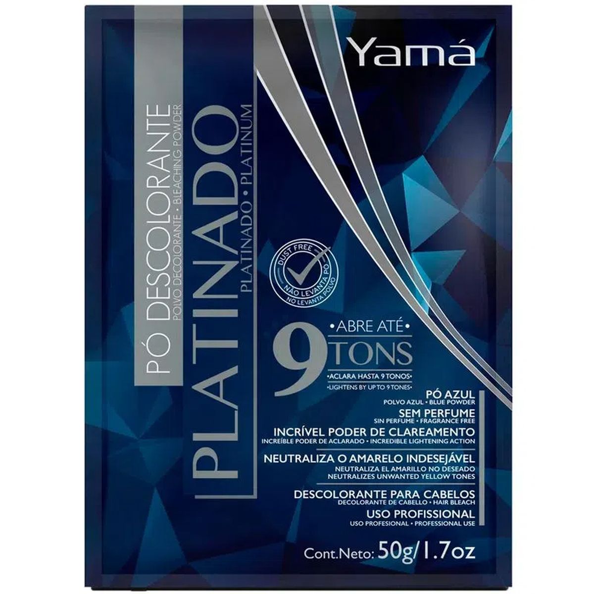 PÓ DESCOLORANTE 9 TONS PLATINADO YAMA 50G