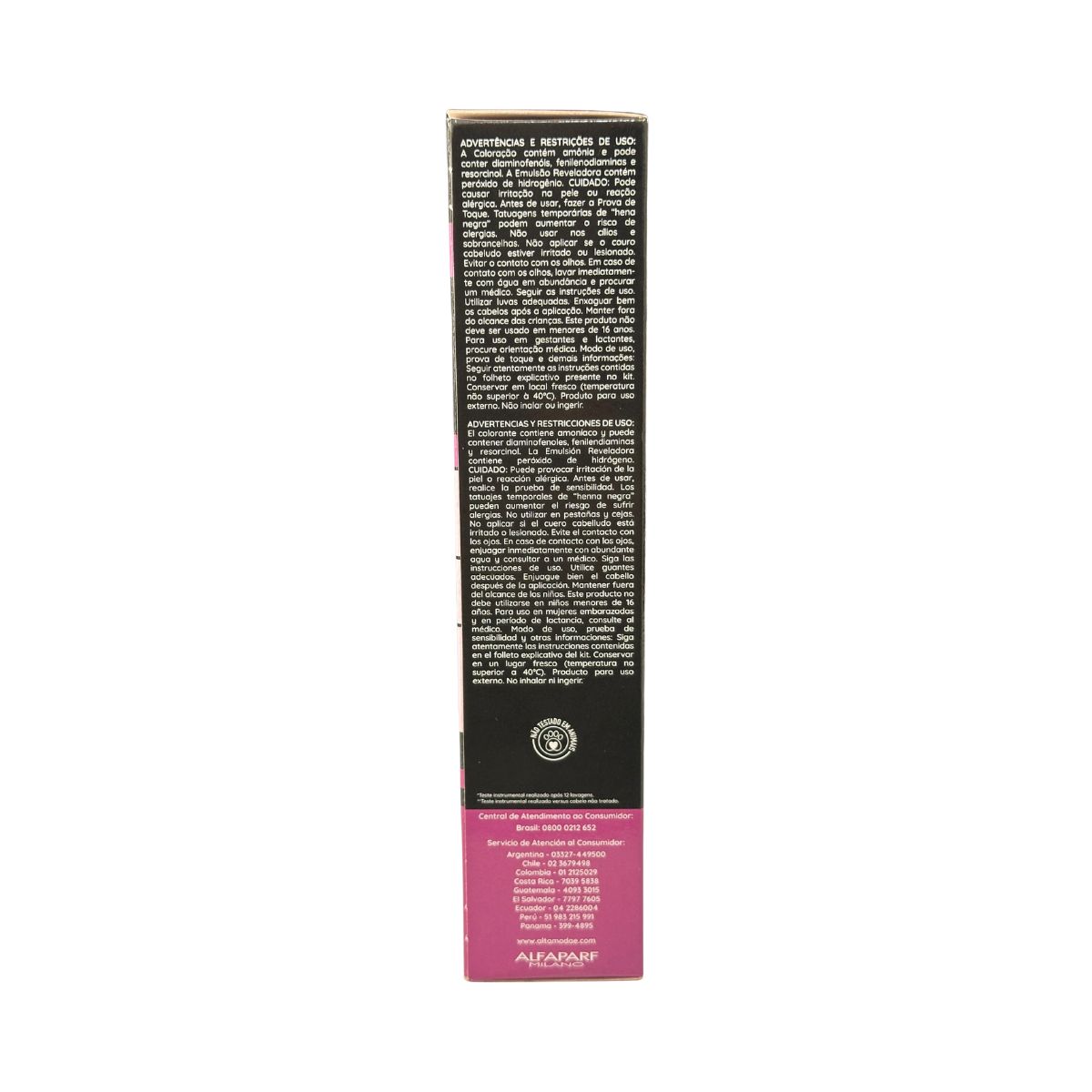 COLORAÇÃO ALFAPARF ALTA MODA 6.66 LOURO ESCURO VERMELHO INTENSO 150G