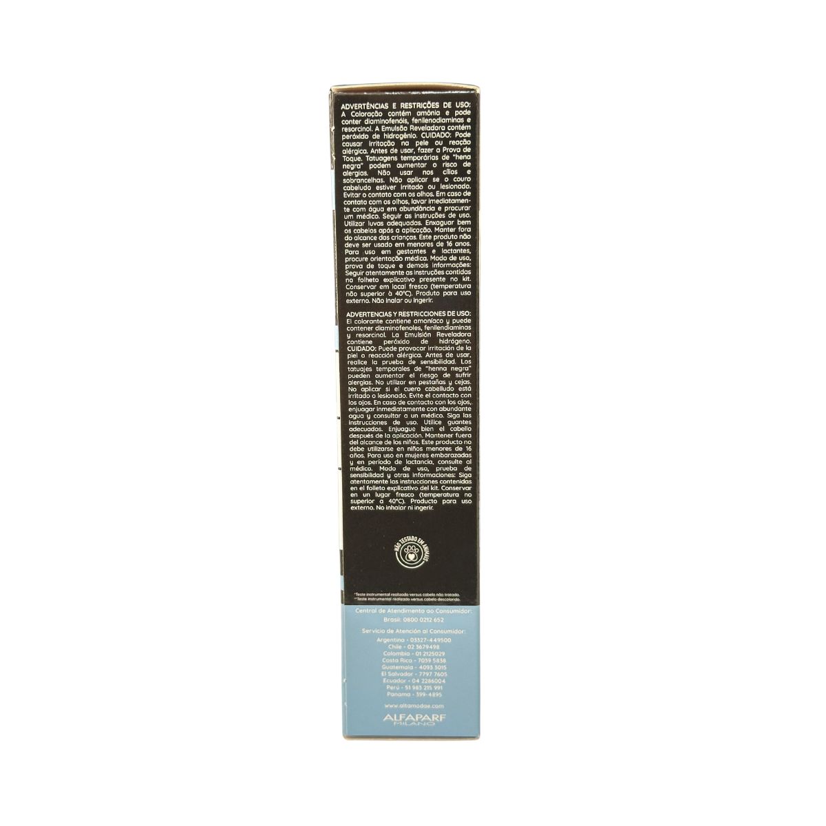 COLORAÇÃO ALFAPARF ALTA MODA 12.11 LOURO PLATINA CINZA 150G