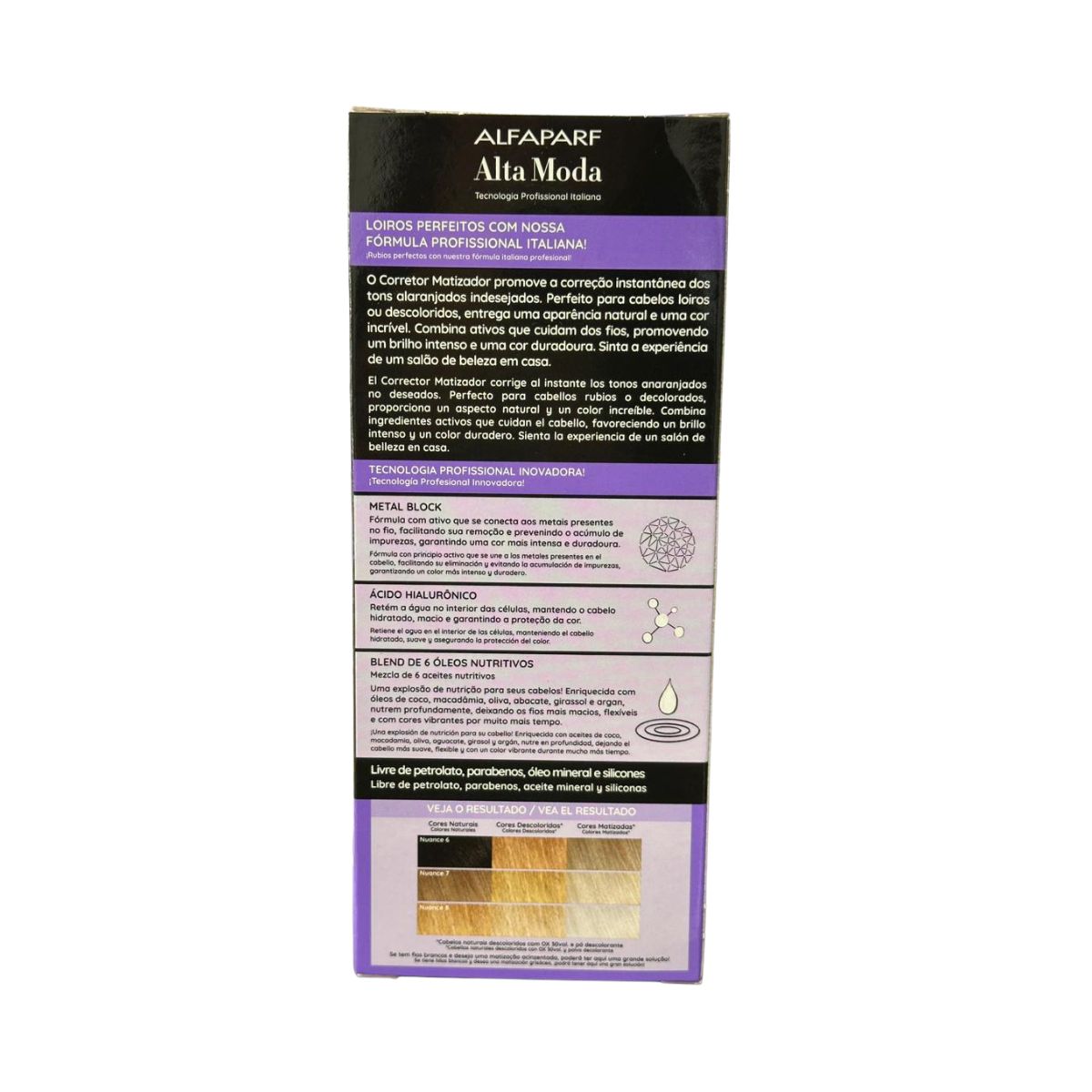 COLORAÇÃO ALFAPARF ALTA MODA DESAMARELADOR 150G