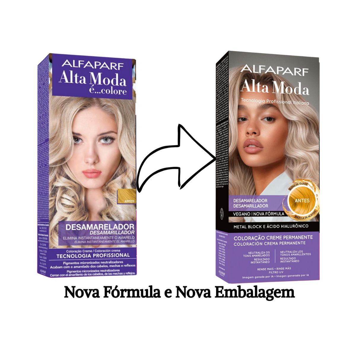 COLORAÇÃO ALFAPARF ALTA MODA DESAMARELADOR 150G