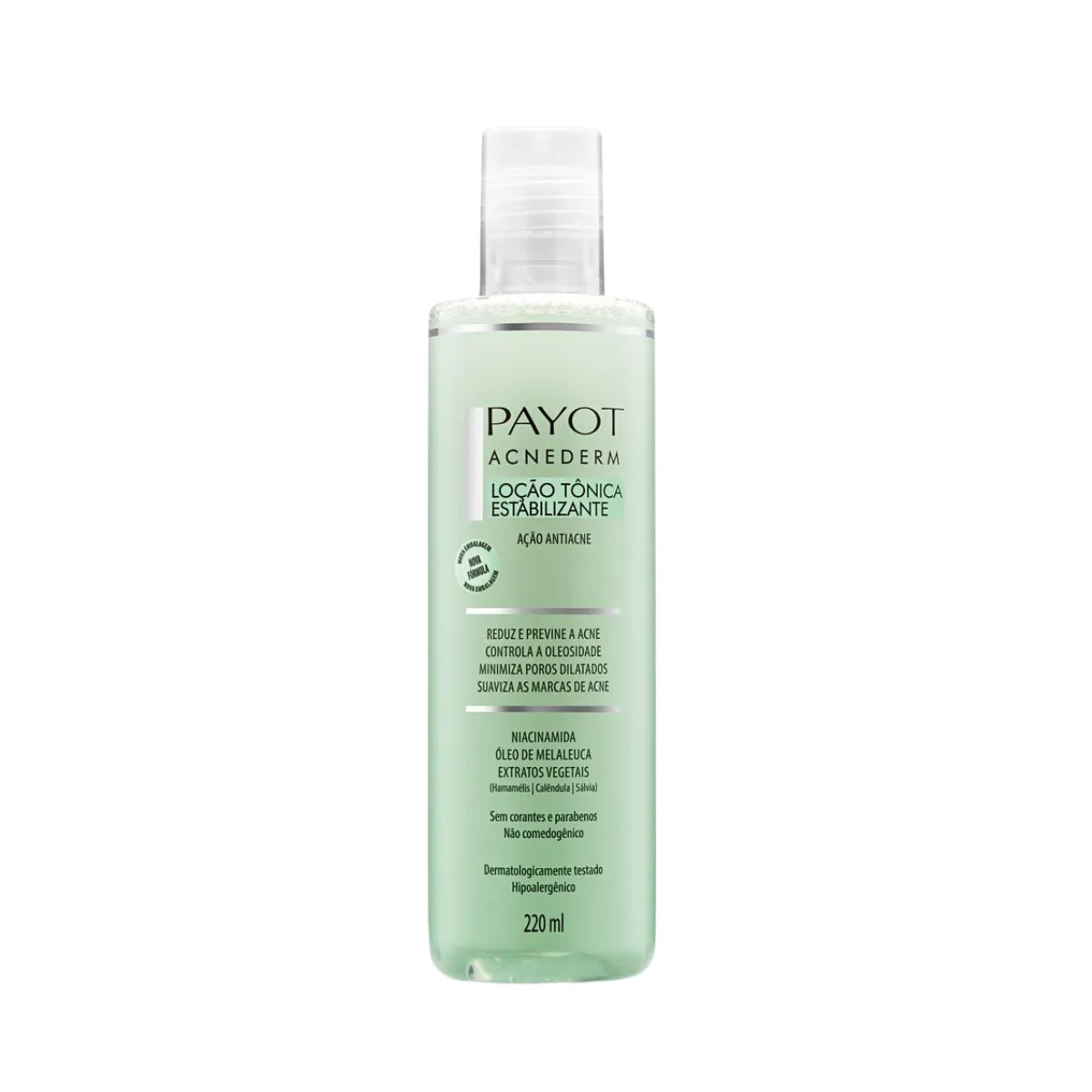LOÇÃO FACIAL TÔNICO ESTABILIZANTE ACNEDERM PAYOT 220ML