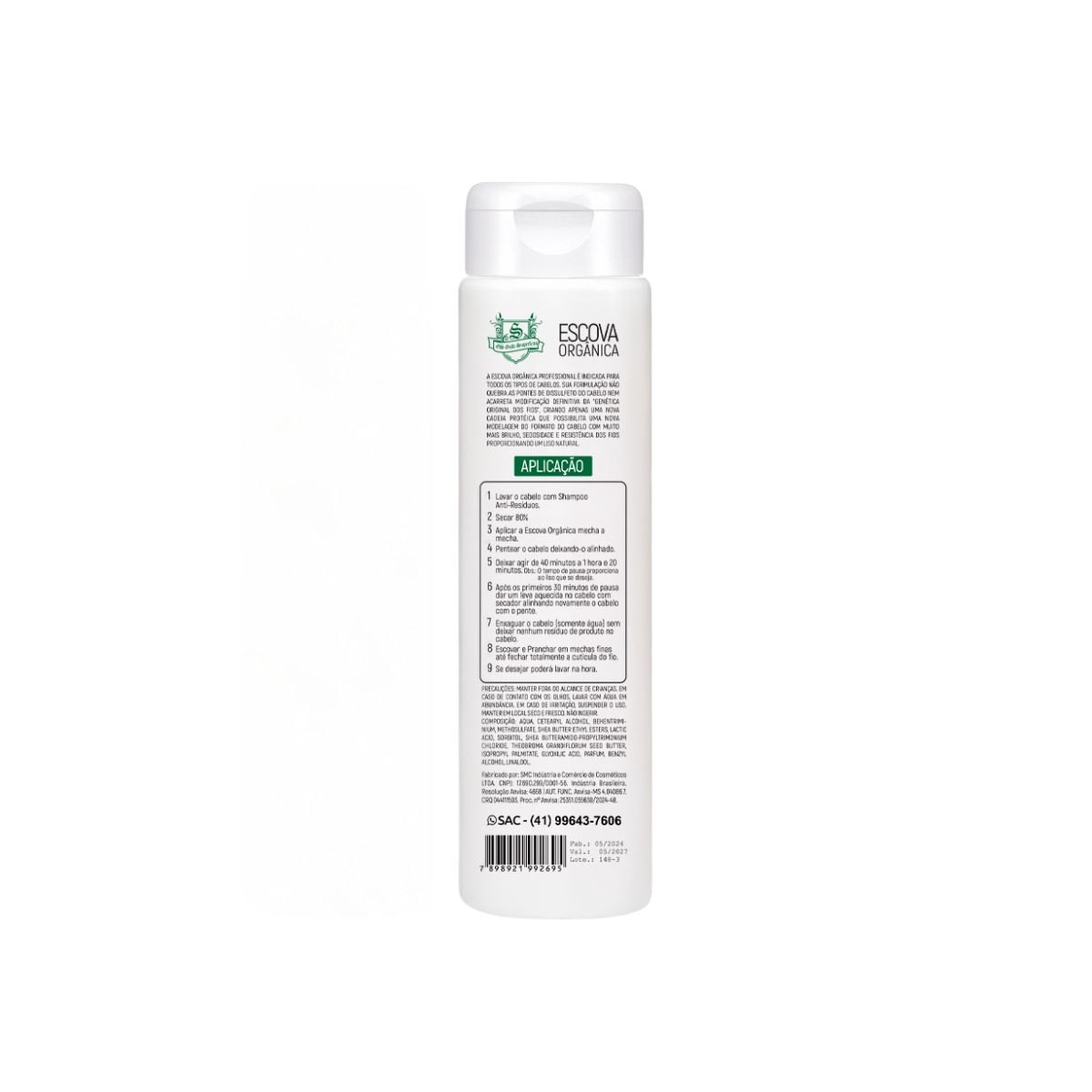 ESCOVA PROGRESSIVA ORGAN SUPERLISS 300ML