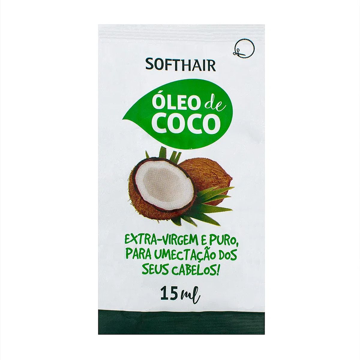 SACHE ÓLEO DE COCO EXTRA VIGEM SOFT HAIR 15G