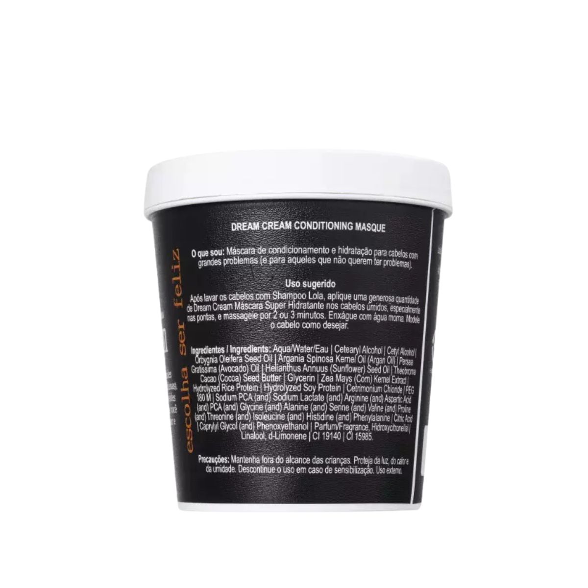 MÁSCARA HIDRATAÇÂO DREAM CREAM LOLA COSMETICS 200G