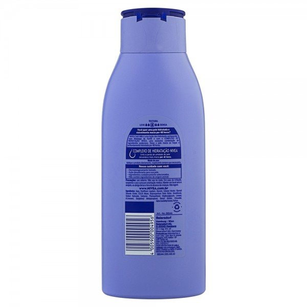 LOÇÃO HIDRATANTE CORPORAL SOFT MILK PELE SECA NIVEA 400ML