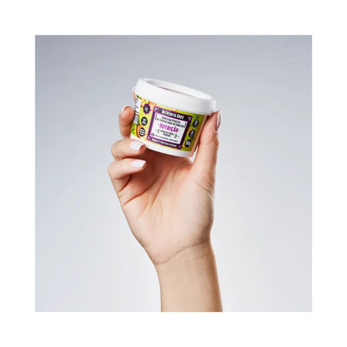MÁSCARA CAPILAR BE(M)DITA GHEE NUTRIÇÂO LOLA COSMETICS 100G