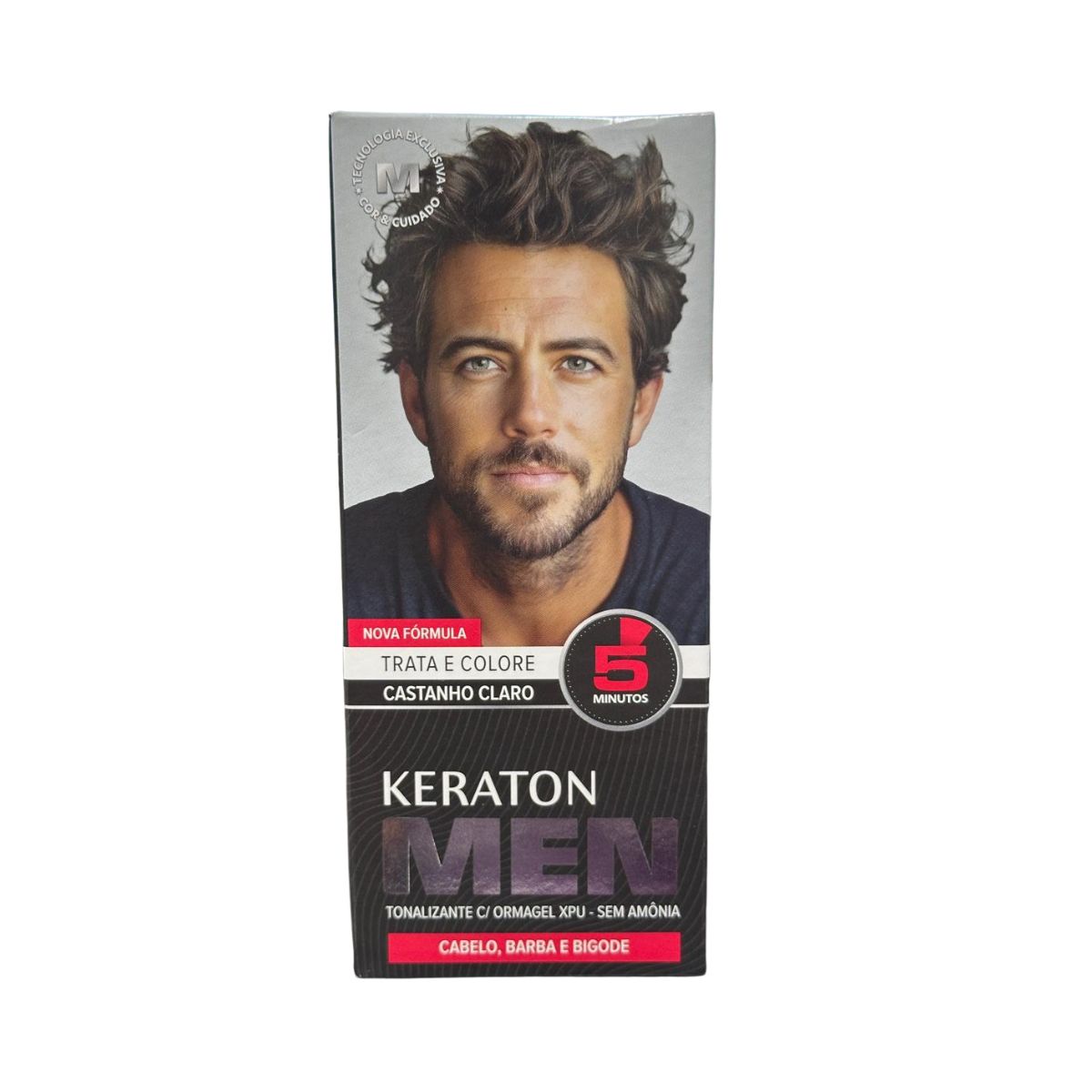 TONALIZANTE KERATON MEN CASTANHO CLARO KERT 30ML