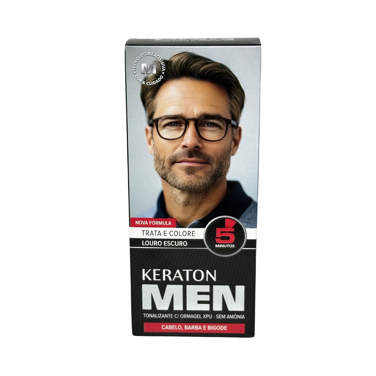TONALIZANTE KERATON MEN LOURO ESCURO KERT 30ML