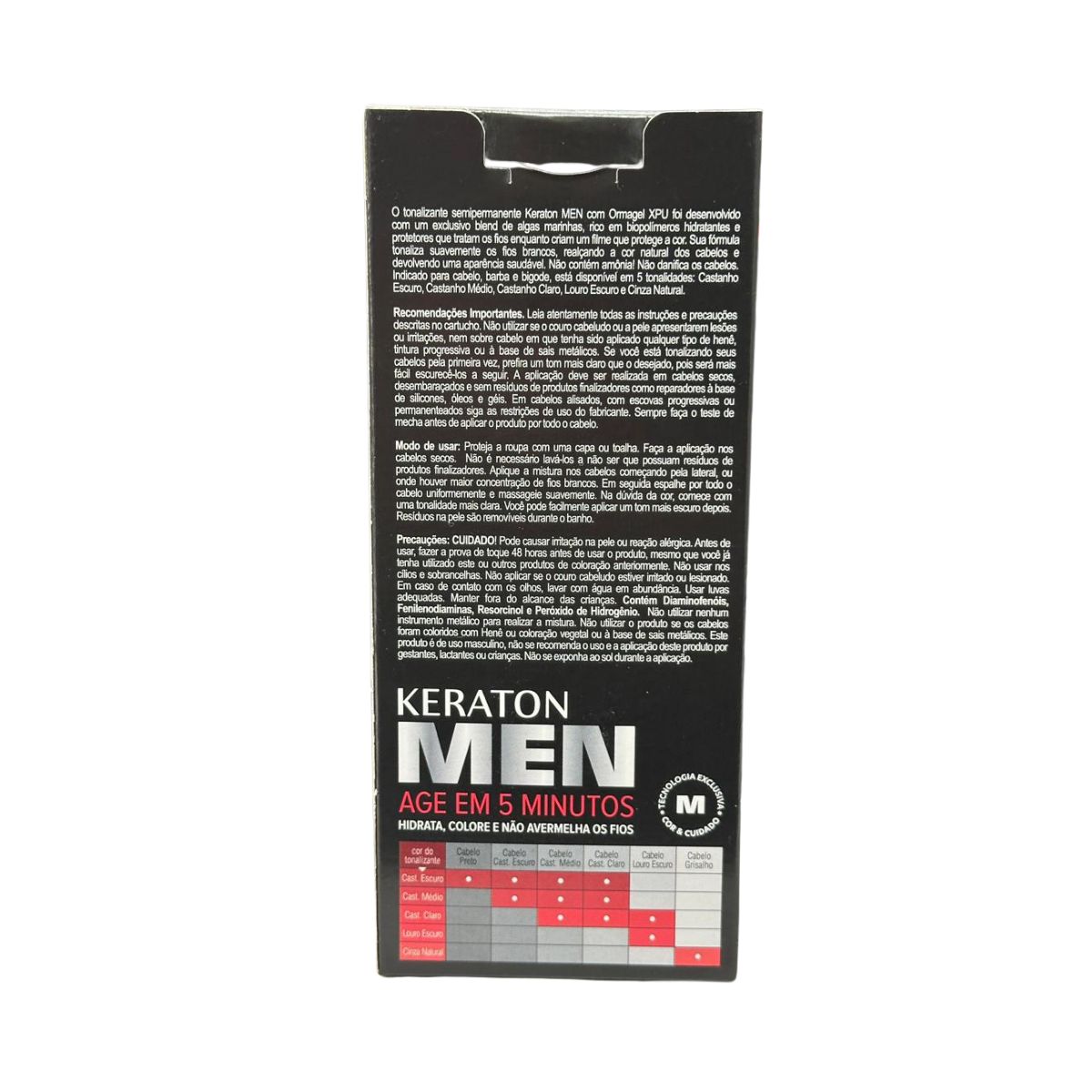 TONALIZANTE KERATON MEN LOURO ESCURO KERT 30ML