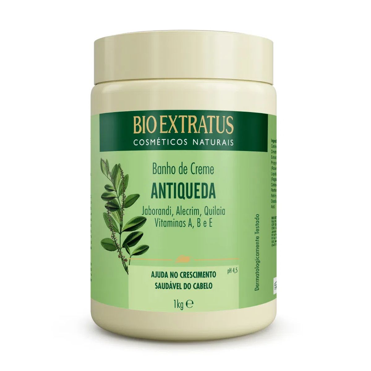 BANHO DE CREME ANTIQUEDA JABORANDI BIO EXTRATUS 1KG