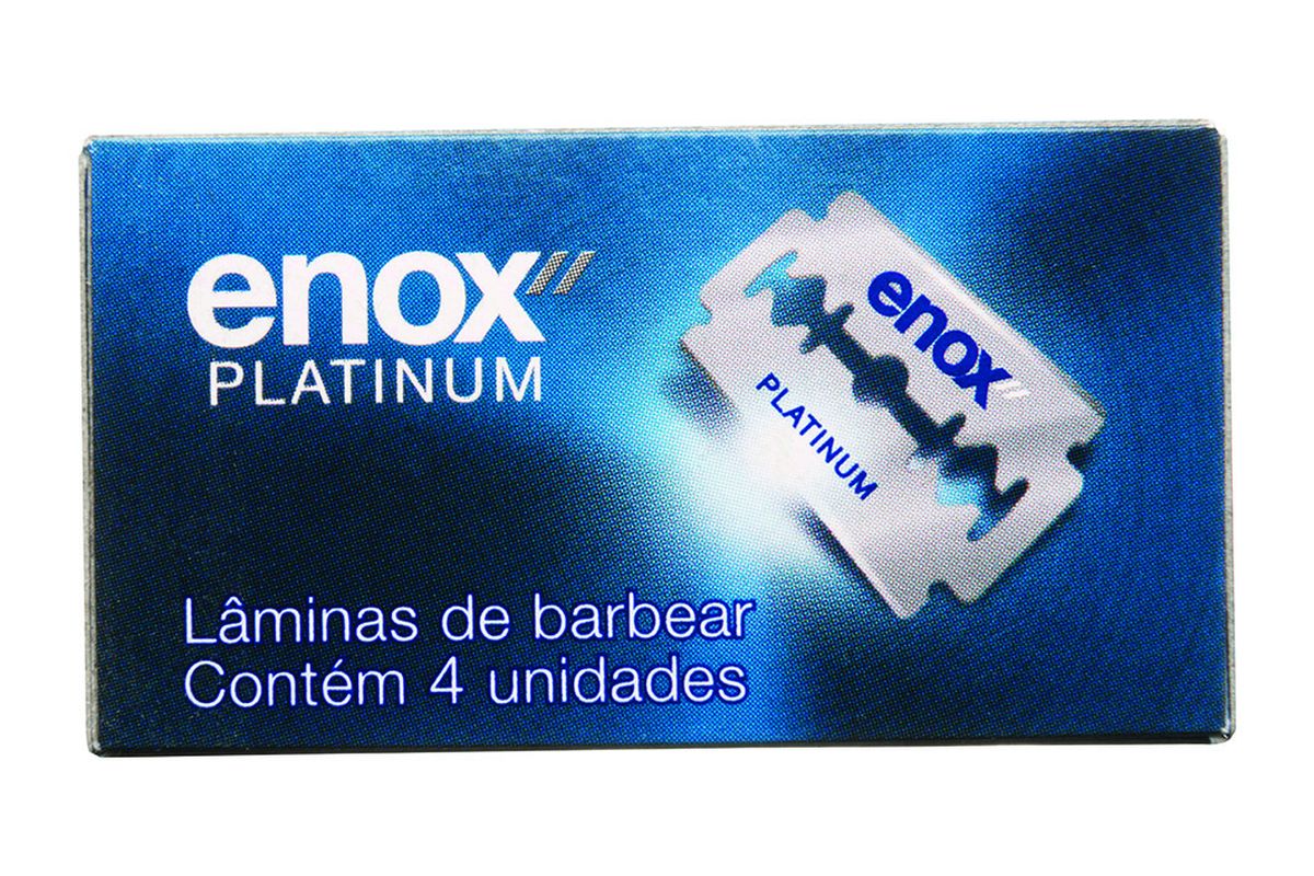 LÂMINA DE BARBEAR ENOX PLATINUM 4 UNIDADES
