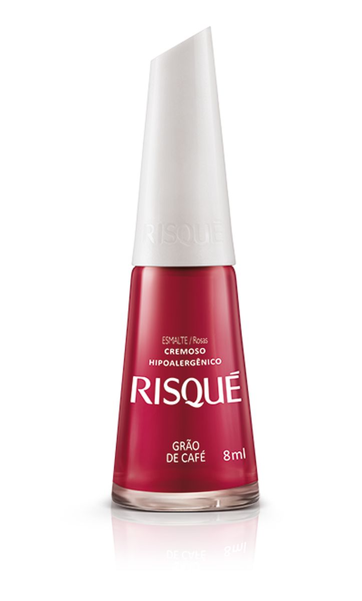 ESMALTE RISQUÉ CREMESO GRÃO CAFÉ 8ML