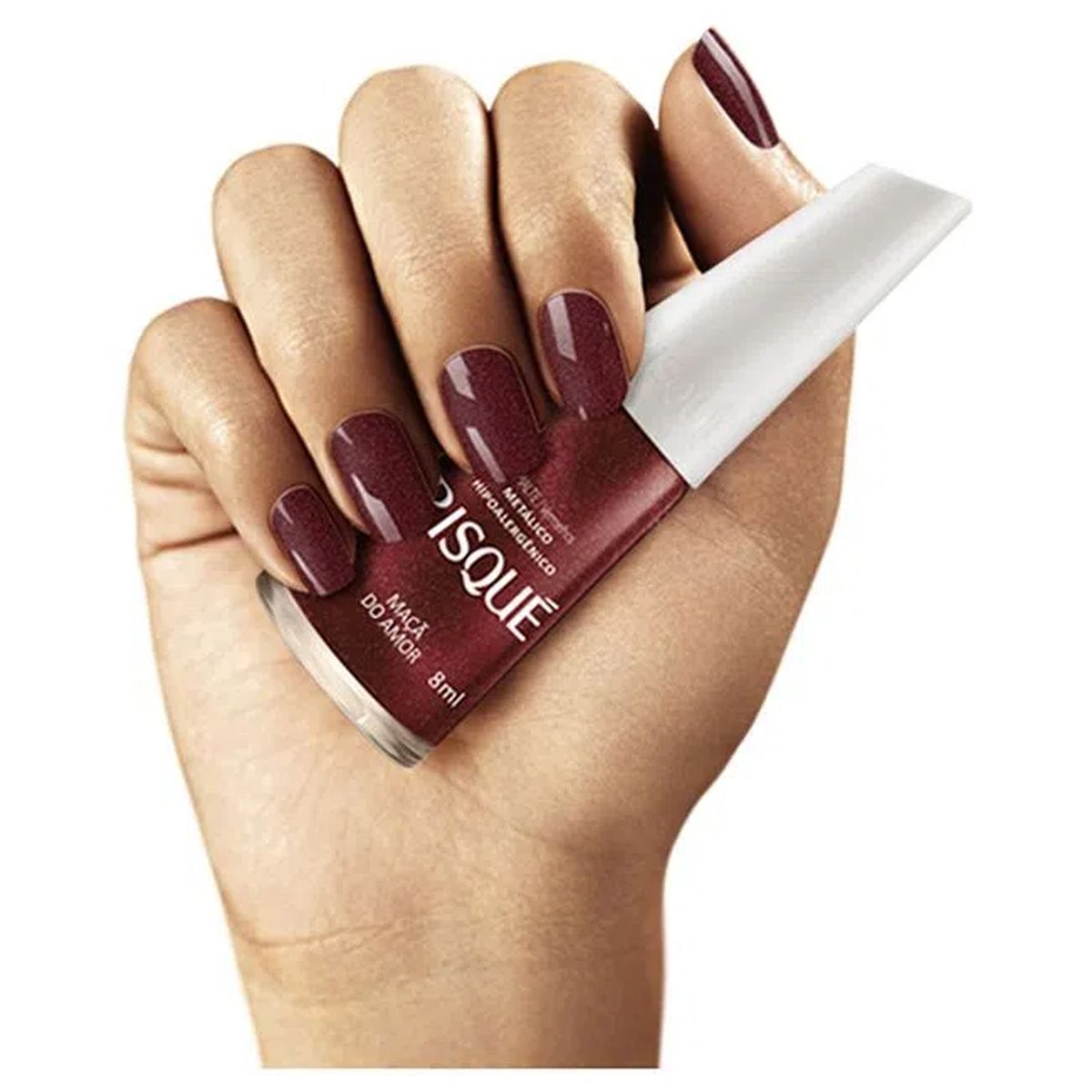 ESMALTE RISQUÉ METÁLICO MAÇÃ DO AMOR 8ML